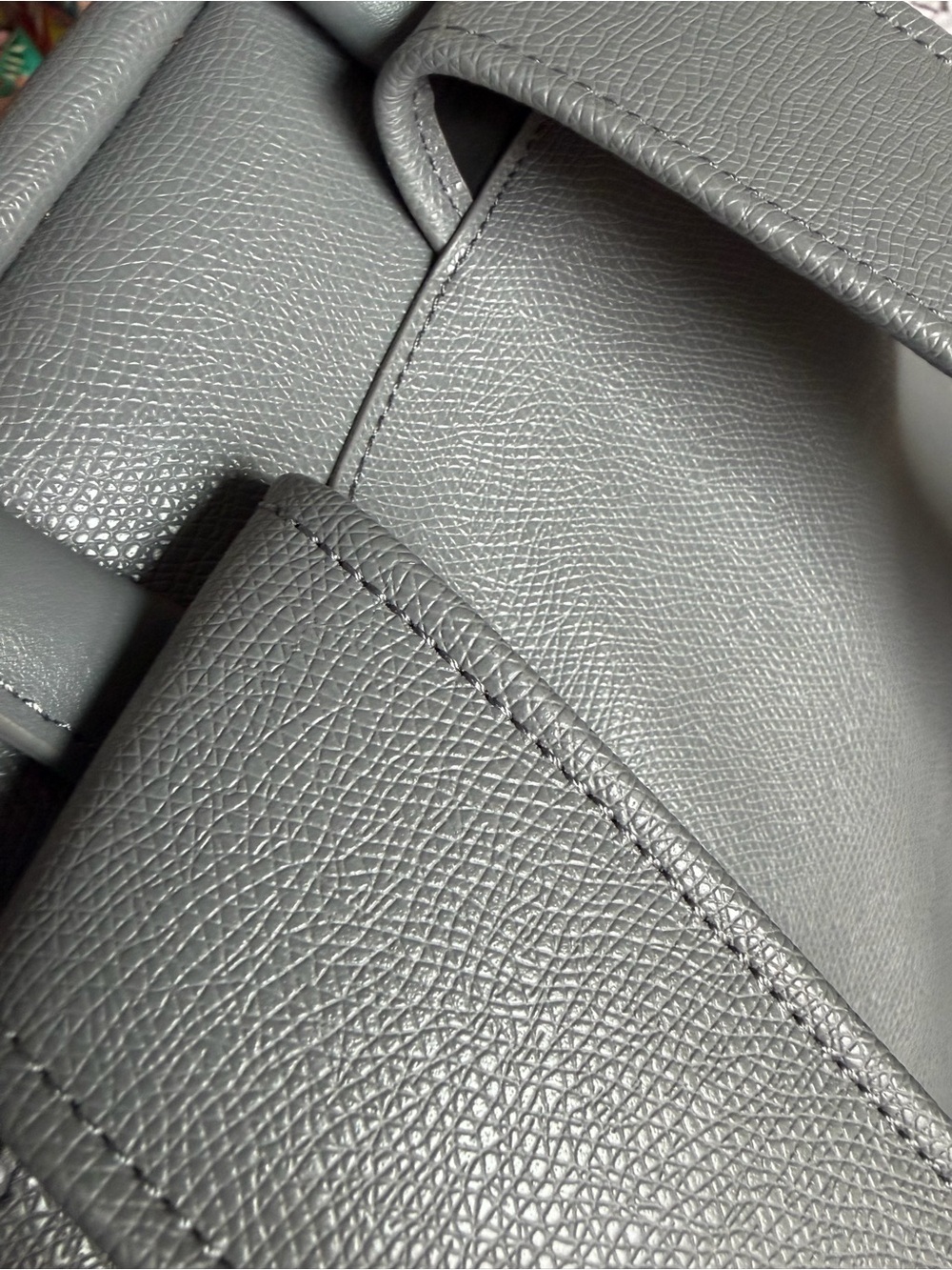 Tumi Women’s Gray Leather Studded Backpack. Large size.
NWOT. Never used it. - Picture 9 of 16